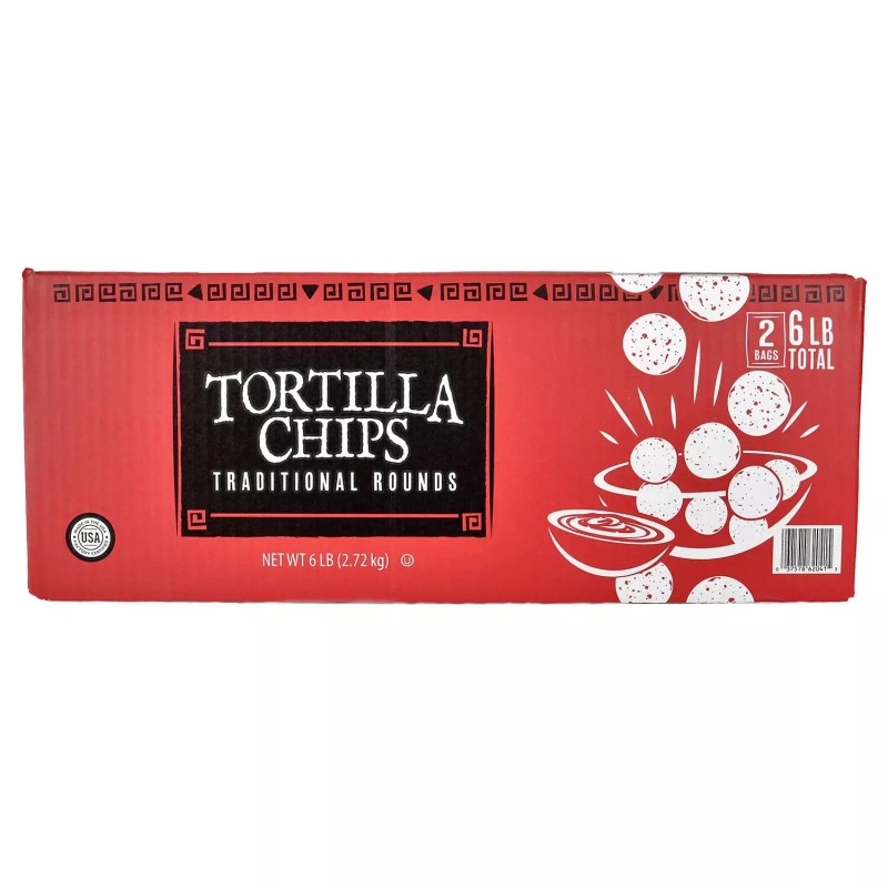Shearer's Foods Round Tortilla Chips, 48 oz., 4 pk.