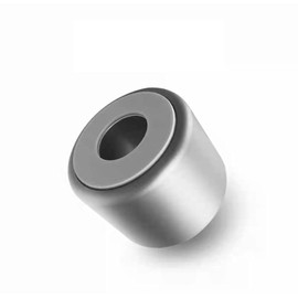 Alloy Pen Holder for 1 Pen Stand, Pen Stand, Office Desk, Stationery, Scandinavian (Round, Silver)