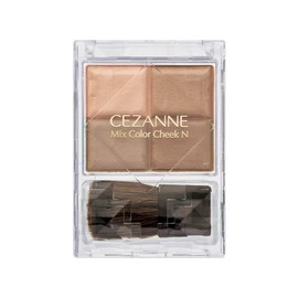 Cezanne Mix Color Cheek N 20 Brown Shading 7.1g 4-Color Shading with Brush