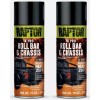 U-POL Raptor 4900 1K Gloss Black Roll Bar & Chassis Paint 10 oz each (2 Pack)