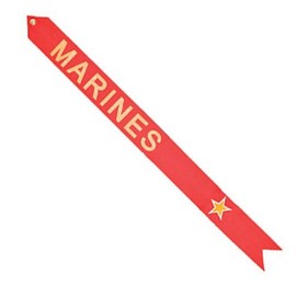 Marine Corps Flag Streamer, Gold Star