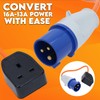 Xtremeauto Fly Lead 16amp To 13amp Adapter - 110v To