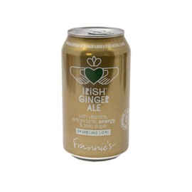AmishTastes Frannie’s Sparkling Irish Ginger Ale, Protected With High-Density Foam, 12 Oz. (Case of 24)