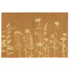 Macosa NO75183 Table Mats Set of 4 Bamboo Mustard Yellow,