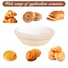 2 Pcs Round Bread Proofing Basket Cloth Liner, Banneton Basket
