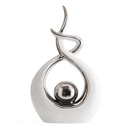 CESTATIVO Ceramic Statue, Modern Abstract Sculpture, Home Decoration, Table Decoration for Living Room, Bedroom, Dining Room, Office