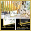 30 Pcs Gold Acrylic Sign Holder 6 x 4 Inch,