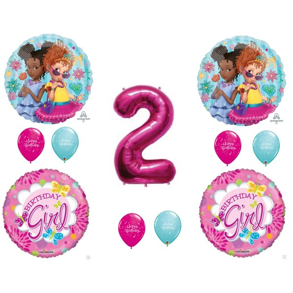 Fancy Nancy Balloons 2nd Birthday Party Decorations Supplies Clancy