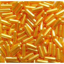 DR T&T 200 Empty gelatin gelatine Capsules,capsule gold golden for size 0 size0