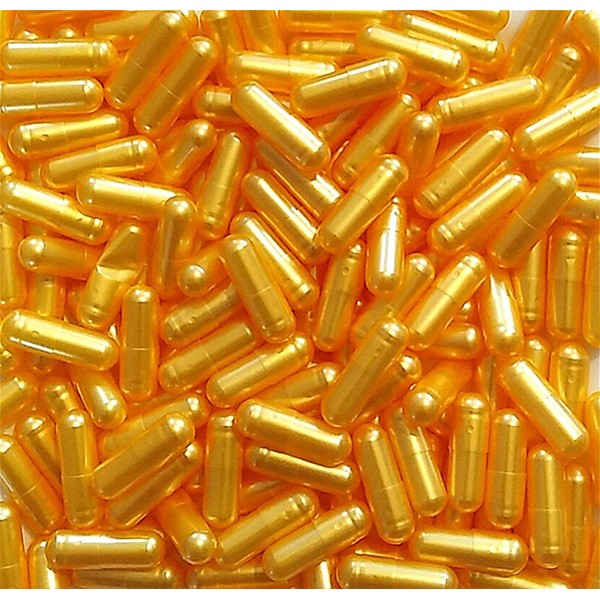 DR T&T 200 Empty gelatin gelatine Capsules,capsule gold golden for