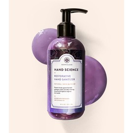 DERMAGLOVE HAND SCIENCE - Moisturizing Gel Sanitizer That Heals and Protects Skin - Formulated With Vitamins A, C & E- Naturally Scented Persimmon - 8 oz Bottle