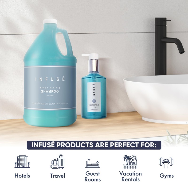 Terra Pure Infuse Hotel Shampoo | 1 Gallon | Designed