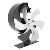 Stove Fan 6 Blades Fireplace Fan Heat Powered Fast Wind