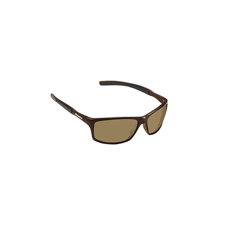 Snowbee Classic Wrap-Around Full Frame Sunglasses, Brown, 150