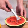 Multifunctional Watermelon Fork Slicer Cutter Stainless Steel Fruit Fork Tools,