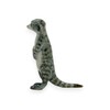 WitnyStore Tiny 1¾" Gray Stand Meerkat Suricate African Mongoose -