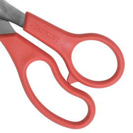 Westcott 40618 Value Line Stainless Steel Shears, 8-Inch Long, Red