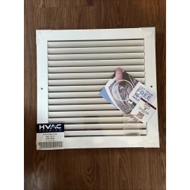 HVAC Premium 12x12 Aluminum Return Filter Grille - White