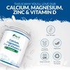 Nu U Nutrition Calcium Magnesium Zinc & Vitamin D Supplement