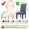 Lellen XL Size Stretch Chair Covers for Dining Room Large
