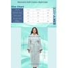 ESKYMODE Womens Soft Cotton Bathrobe, Ankle Length Long Women's Plush