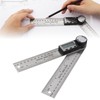 Smgda Digital Angle Finder, Stainless Steel 200mm/7 Inch Digital Angle
