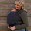 Hoppediz Elastisches Baby-Tragetuch - für Neugeborene ab Geburt (2-9 kg)