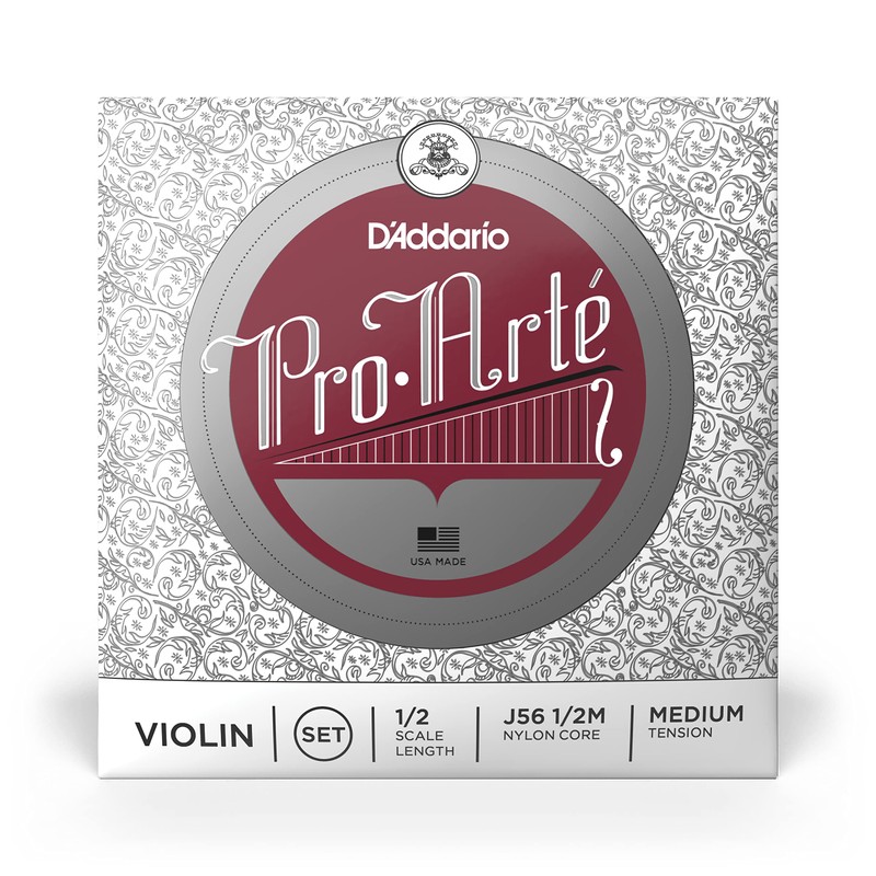 D'Addario Pro-Arte 1/2 Scale Medium Tension Violin String Set