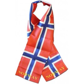 MWS Wholesale Combo Set Norway Norwegian Country 3x5 3’x5’ Flag and 8"x60" Scarf