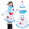 [Mprocen] Snowman Jumpsuit Scarf Cute Snowman Costume Disguise Cosplay Costume