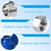 PATIKIL Mini Ball Valve 1/2" NPT Thread Male/Female, 2 Pcs