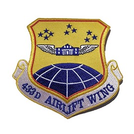 Squadron Nostalgia LLC 433rd Airlift Wing Patch – Plastic Backing