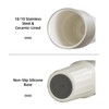 TKK 24 oz Ceramic Coated Tumbler with Straw Lid, 18/10