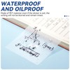 800 Sheets Transparent Sticky Notes with Index Tab, Waterproof &