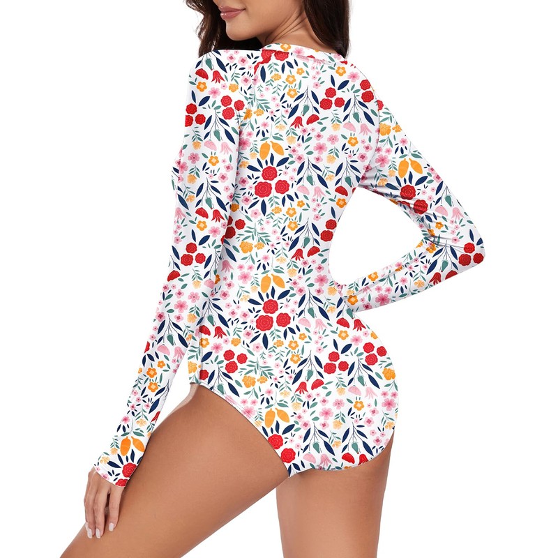 Century Star Long Sleeve Swimsuits Women Rash Guard Surfing Modest