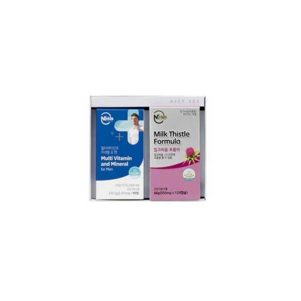Nplus Men’s Multivitamin &amp; Milk Thistle Set / 엔플러스 남성용