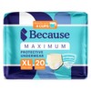 Because Discreet Maximum Adult Incontinence & Postpartum Underwear for Women,