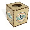 Square 'Therapist On Speed Dial' Wooden Tissue Box Cover (TB00067406)