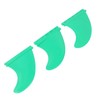 3Pcs Surfboard Fins PVC Thruster Fins Surfing Board Accessories for
