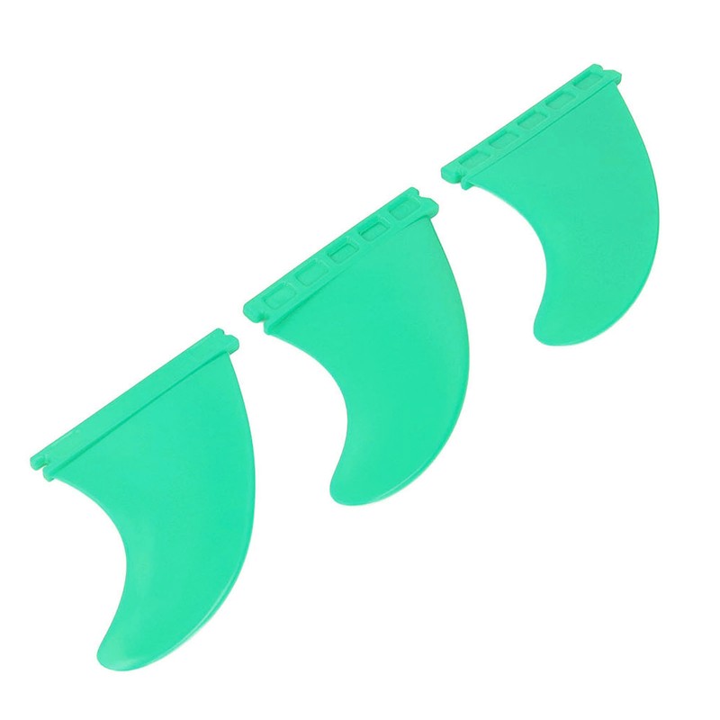 3Pcs Surfboard Fins PVC Thruster Fins Surfing Board Accessories for