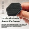Juego de 4 cepillos exfoliantes multifuncionales de silicona: diseño de