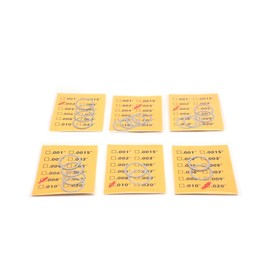 TACSHIM 9/16" x24 Barrel Shim Kit for .40 S&W 40 Cal (20 Pack)