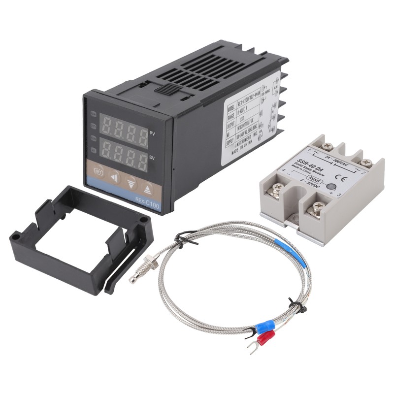 PID Thermostat Temperature Controller Set 0‑400℃ Digital Temperature Controller with