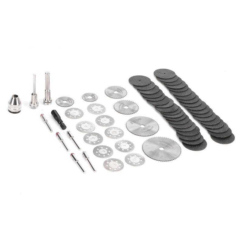 60Pcs/Set Cutting Disc Saw Blade Chuck Set for Electric Drill