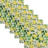 Erwin Müller Napkin Pack of 6 Cotton Yellow/Green Size 40