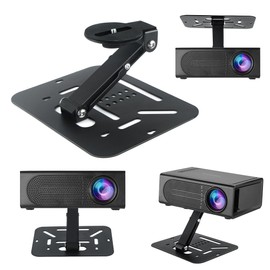 letuxaamz Projector Mount, Desktop Projector Mount, Projector Wall Mount, Metal Projector Stand with 1/4 Thread for Home Cinema, Game Room, Office (Maximum Load Capacity: 8 kg)