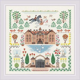 RIOLIS Counted Cross Stitch Kit 13.75"x13.75"-My House (18 Count) -R1917