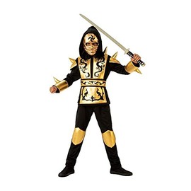 Rubies Children's Golden Ninja Dragon Costume