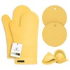 Rorecay Oven Mitts and Pot Holders Sets 6pcs, Extra Long