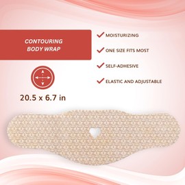 All Natural Moisturizing Body Applicator Wrap – Easy to Use Body Wrap -By Shape and Tone (12 WRAPS)